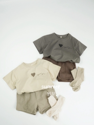 LINE_ALBUM_商品照_250730_174 胖胖虎▪︎愛心短袖T` 灰色、杏色
