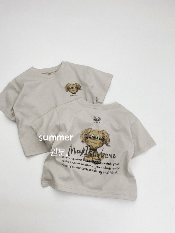 胖胖虎▪︎韓版卡通小狗短袖T